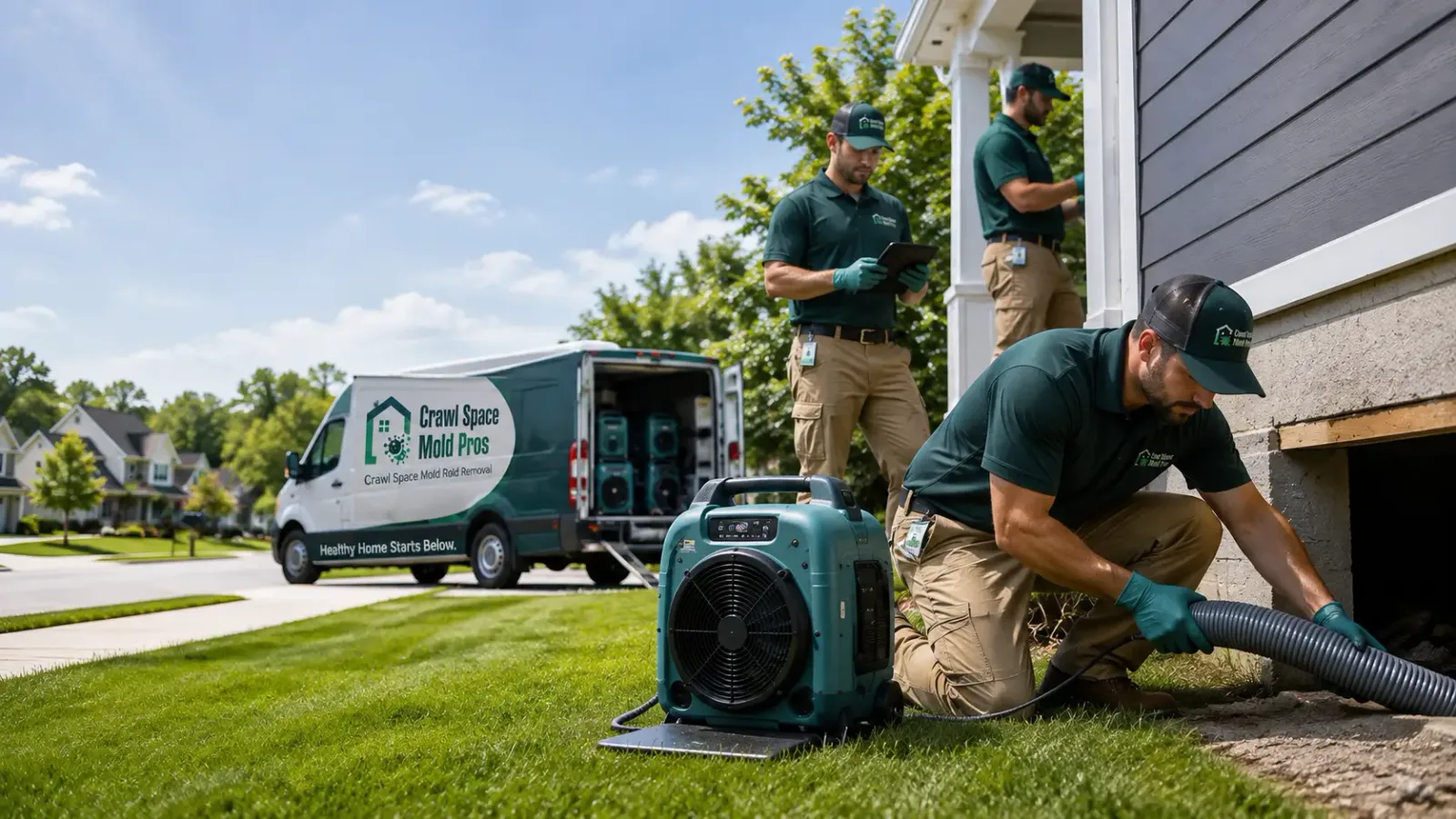Crawl Space Mold Removal in Osteen, FL